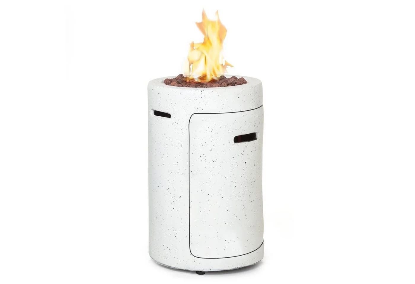 blumfeldt Feuerschale Crete Gas-Feuerstelle mit Lavastein - Bild 2