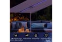 blumfeldt Bayonne Sonnenschirm Solar LED Taupe Bild 4