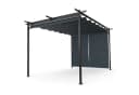Blumfeldt Pavillon Pantheon Robust Pergola 3x4m Grau Bild 2