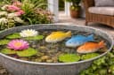 finehomegarden Schwimmfisch-Set 3-tlg. Porzellan Bild 1