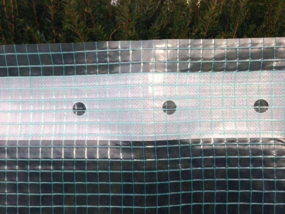 HaGa Gitterfolie 1,5m Breite UV-stabilisiert Transparent/Grün - Bild 4