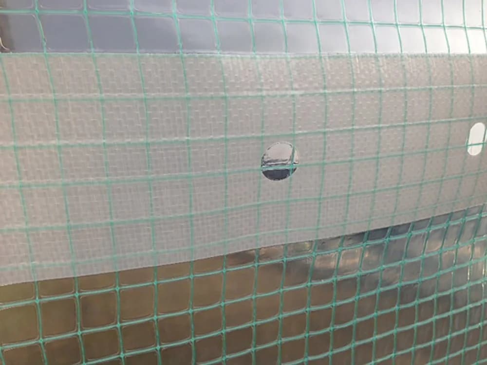 HaGa Gitterfolie 1,5m Breite UV-stabilisiert Transparent/Grün - Bild 5