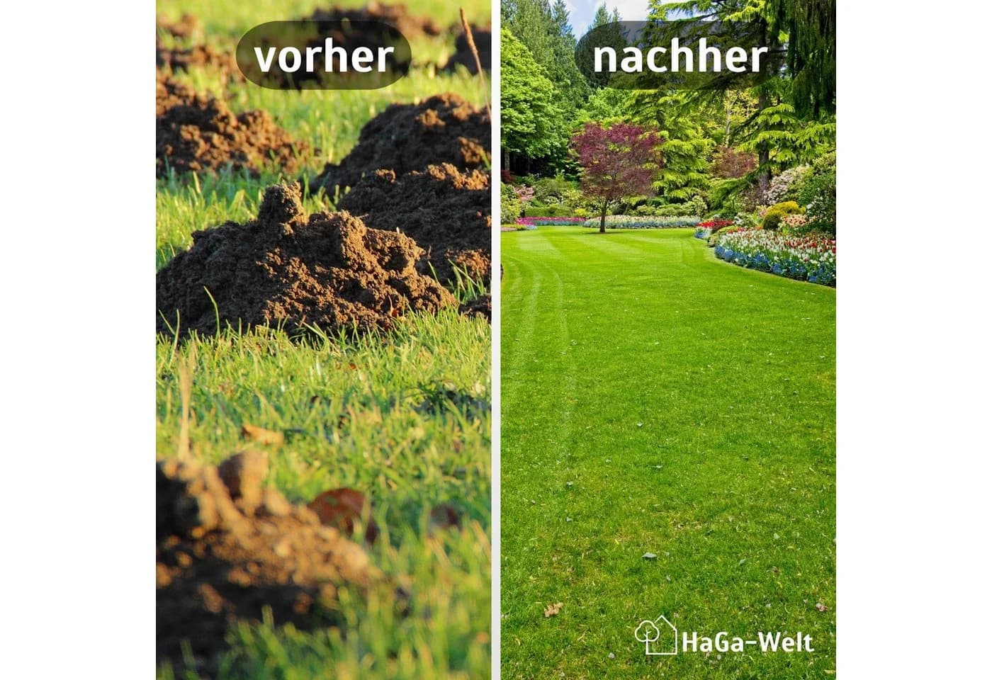 HaGa Maulwurfgitter Premium UV-beständig Schwarz - Bild 3