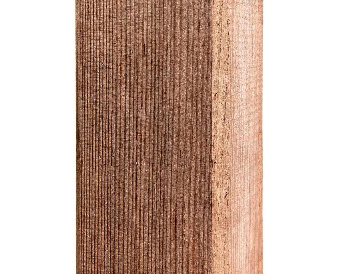 HaGa Holzpfosten 7x7x100cm Kiefer Imprägniert Braun