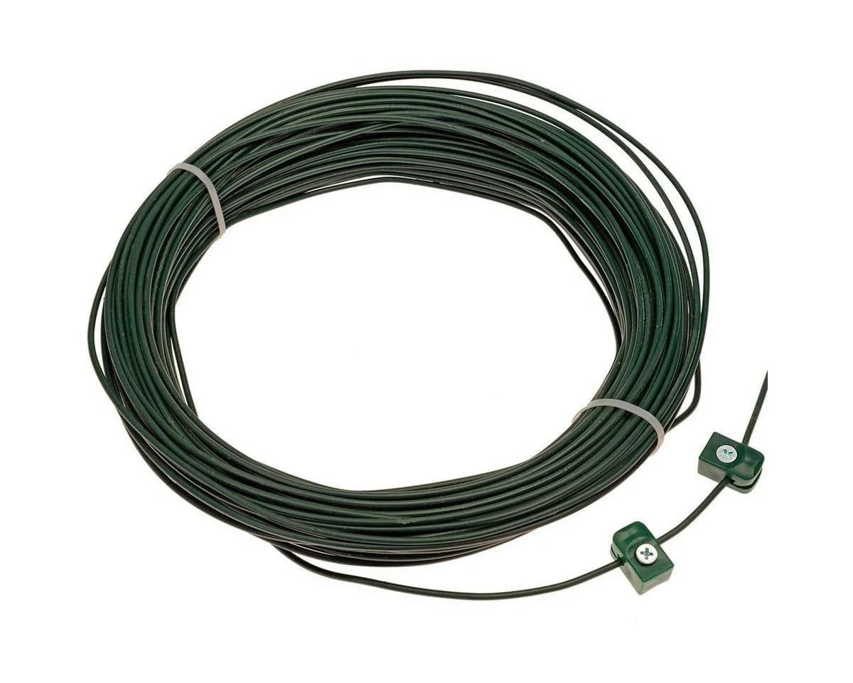 HaGa Spanndraht 3mm x 10m Gartendraht für Maschendrahtzaun Grün