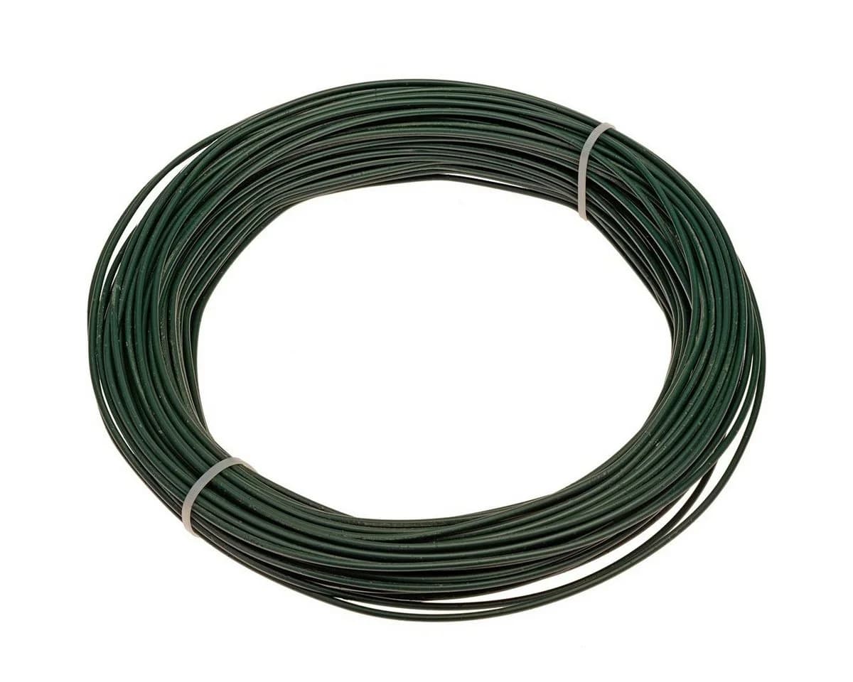 HaGa Spanndraht 3mm x 10m Gartendraht für Maschendrahtzaun Grün - Bild 2
