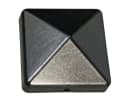 HaGa Pfostenkappe Graphit 9x9cm Pyramide Kunststoff Bild 2