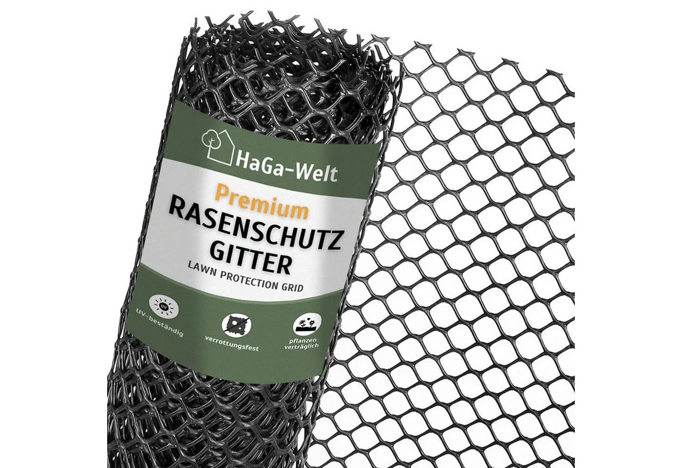 HaGa Rasenschutzgitter Grün 1,3m Breite - Bild 2