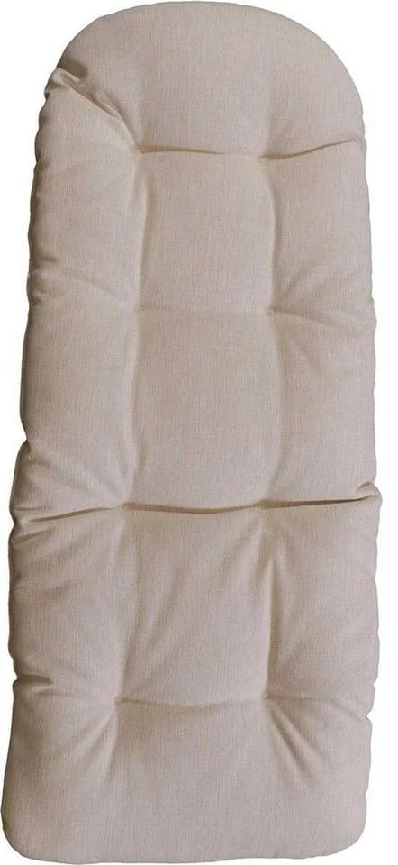 Krines Home Hochlehnerauflage Schaukelstuhl Kissen Beige
