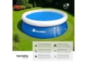 TECTAKE Pool-Solarfolie Blau 250 cm Rund Selbstschwimmend Bild 1