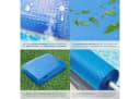 TECTAKE Pool-Solarfolie Blau 250 cm Rund Selbstschwimmend Bild 5