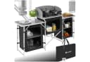 tectake Campingtisch XXL mit Aluminiumgestell und 5 Fächern Bild 3