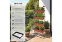 tectake Vertikalbeet mit 4 Pflanzkästen Platzsparend Bild 1