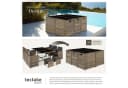 TECTAKE Rattan-Sitzgruppe Malaga 12-tlg. Beige/Braun Poly Rattan Bild 5