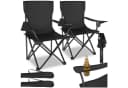 TecTake Campingstuhl faltbar geringes Gewicht 80x48x84,5 cm Bild 2