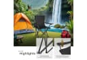 TecTake Campingstuhl faltbar geringes Gewicht 80x48x84,5 cm Bild 4