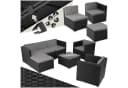 tectake Rattan Lounge für 5 bis 6 Personen UV-beständig variabel aufstellbar Bild 3