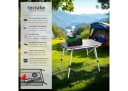 tectake Campingtisch Aluminium Klappbar Silber Bild 2