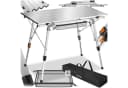 tectake Campingtisch Aluminium Klappbar Silber Bild 3