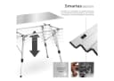 tectake Campingtisch Aluminium Klappbar Silber Bild 4