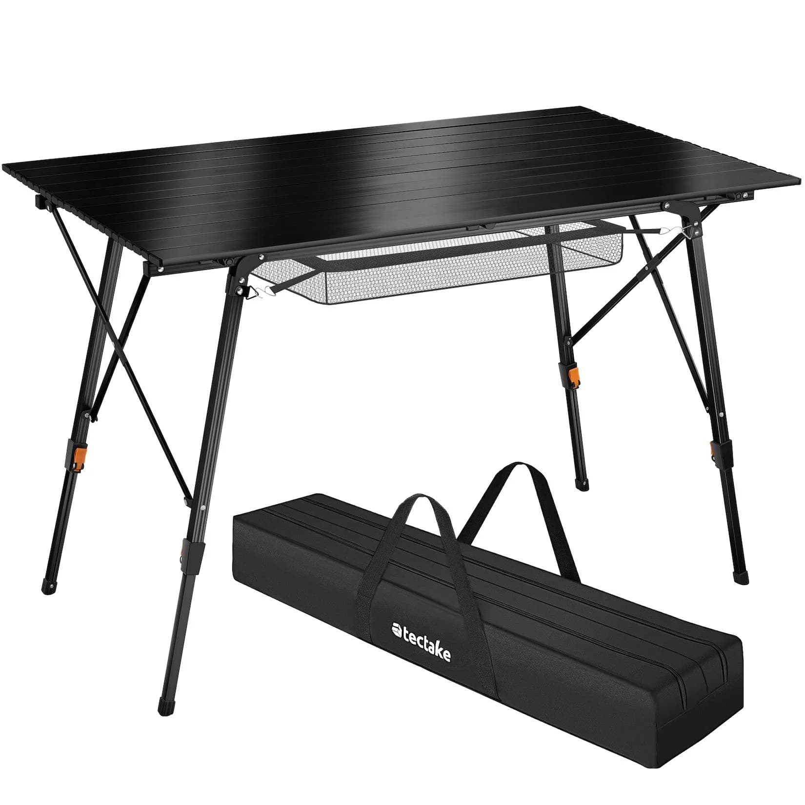 Faltbarer Campingtisch aus Aluminium, höhenverstellbar