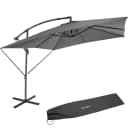 TecTake Sonnenschirm 250x250 cm mit Kurbel und Neigungswinkel Bild 1