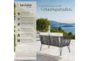 TECTAKE Garten-Loungesofa Sundo Poly Rattan Grau Modern Bild 2