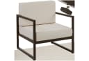 tectake Gartenstuhl Comosa Braun/Beige mit dicken Polstern Bild 3