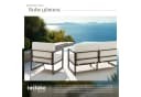 tectake® Garten-Loungeset 5-tlg. mit 14 cm Polstern Bild 5