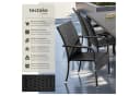 tectake Rattanstuhl Girona Set 2 Stk. Stapelbar Gartenstuhl Bild 2