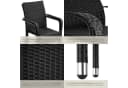 tectake Rattanstuhl Girona Set 2 Stk. Stapelbar Gartenstuhl Bild 5