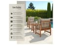 tectake Lounge-Set Eivissa 3-tlg. Polyrattan Akazienholz Bild 1