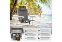 tectake Aluminium Strandstuhl klappbar mit Rucksackfunktion Bild 2