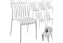 TECTAKE Gartenstuhl Alcudia 6-tlg. Beige Stapelbar Bild 3