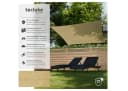 tectake® Sonnensegel Sunny HDPE 185 g/m² 87 % UV-Schutz Bild 1
