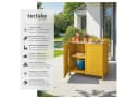 tectake Pflanztisch Vita mit Unterschrank und Arbeitsplatte Bild 1