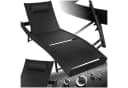 TECTAKE Gartenliege Moana Schwarz Verstellbar Bild 2