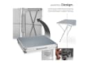 TECTAKE XXL Campingtisch Aluminium mit Klappfunktion und Tragegriff Bild 3