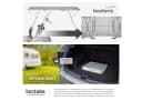 TECTAKE XXL Campingtisch Aluminium mit Klappfunktion und Tragegriff Bild 5