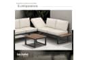 TECTAKE Gartenlounge-Set Aluminium 5-tlg. Eliar Bild 4
