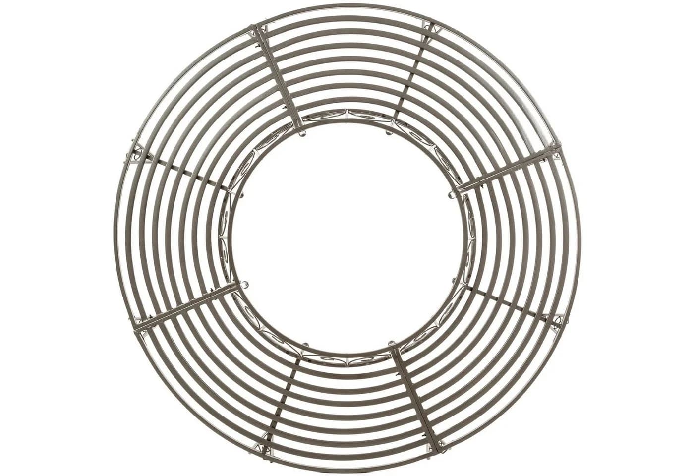 tectake Gartenbank Baumbank Antik-Stil 360° Grau Stahl - Bild 5