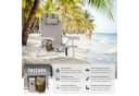 TecTake Aluminium Strandstuhl Coral mit Rucksackfunktion & Kühltasche Bild 2