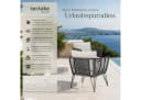 TECTAKE Garten-Loungesessel Sundo 4-tlg. Rope-Design Grau Bild 2