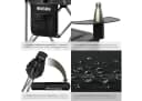 tectake Campingstuhl Gepolstert Schwarz 2er Set Faltbar Bild 5
