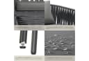 tectake Gartenstuhl Stuhlset 6 St. Pulverbeschichteter Stahl Bild 5