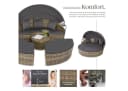tectake Loungeset Rattan Sonneninsel Santorin UV-beständig Bild 3