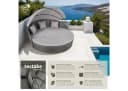 Tectake Rattan Sonneninsel Santorin UV-beständig Polyrattan Bild 1