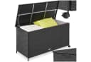 tectake Auflagenbox 253 L mit Aluminiumgestell und Rattangeflecht Bild 3