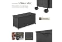tectake Auflagenbox 253 L mit Aluminiumgestell und Rattangeflecht Bild 4