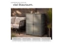 TECTAKE Geräteschrank Monza Grau Aluminium Poly Rattan Bild 4